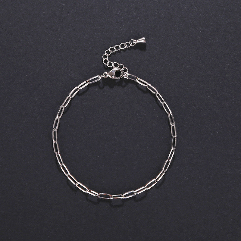 Tanya Paperclip Chain Bracelet Personalised