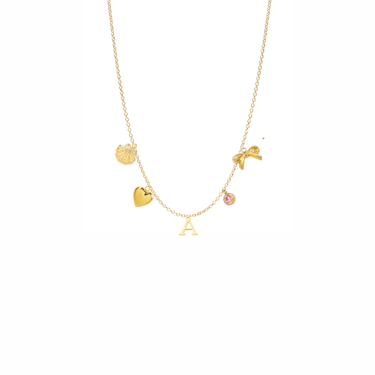 Lisa Design your own Charms Necklaces (Simple Chain)