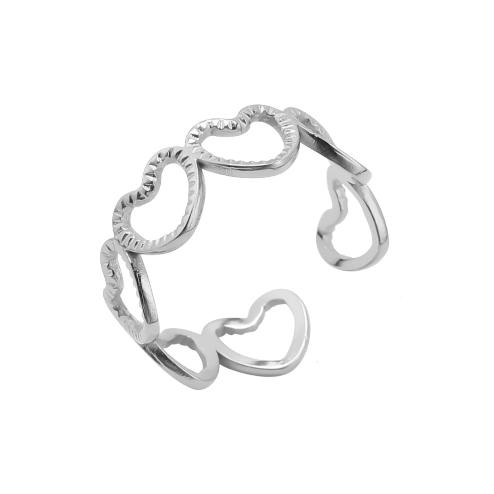 Gina Heart adjustable Ring