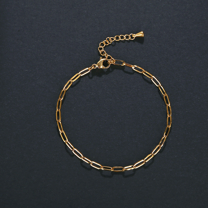 Tanya Paperclip Chain Bracelet