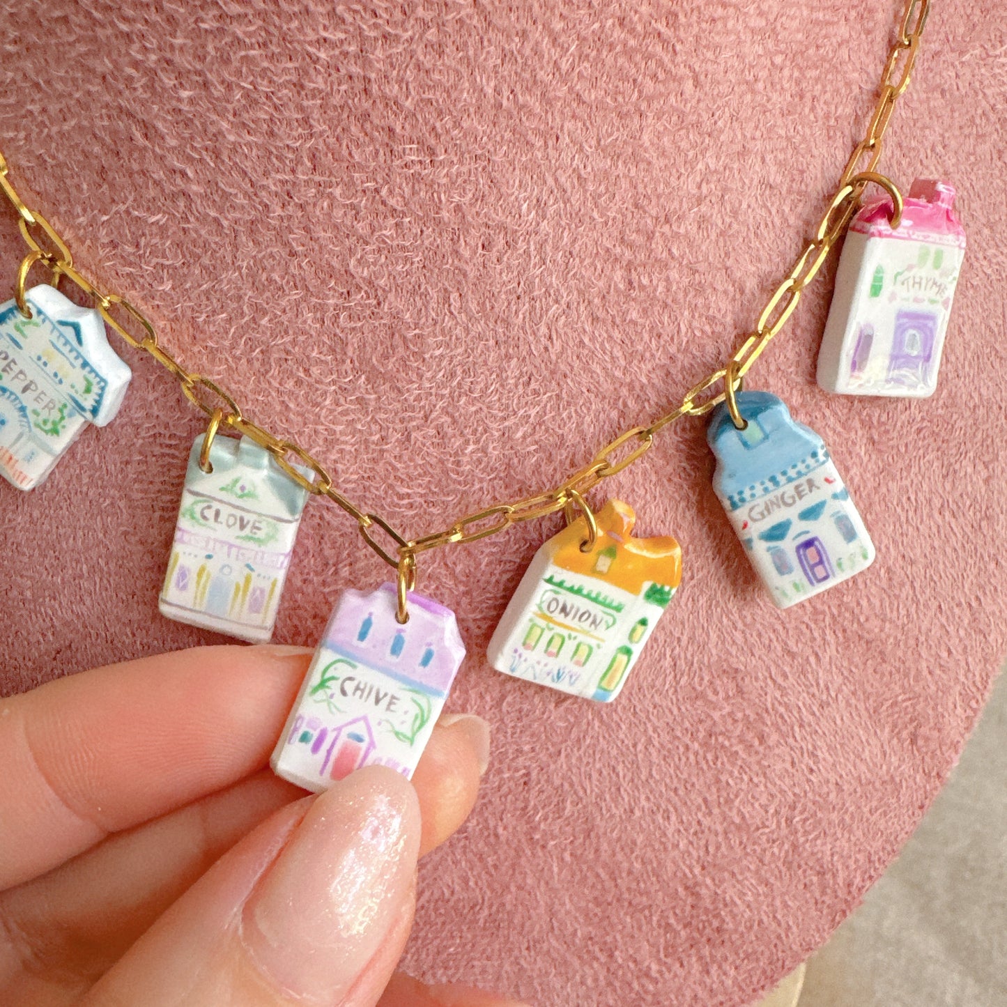 Herbs House Charms Necklace