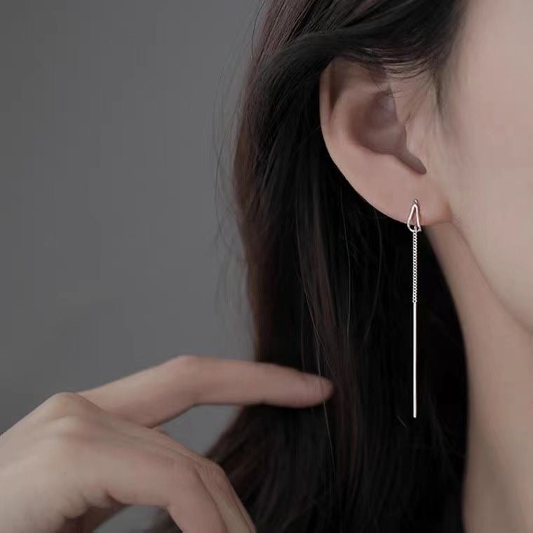 Ginna Threader Stud earrings 925 silver