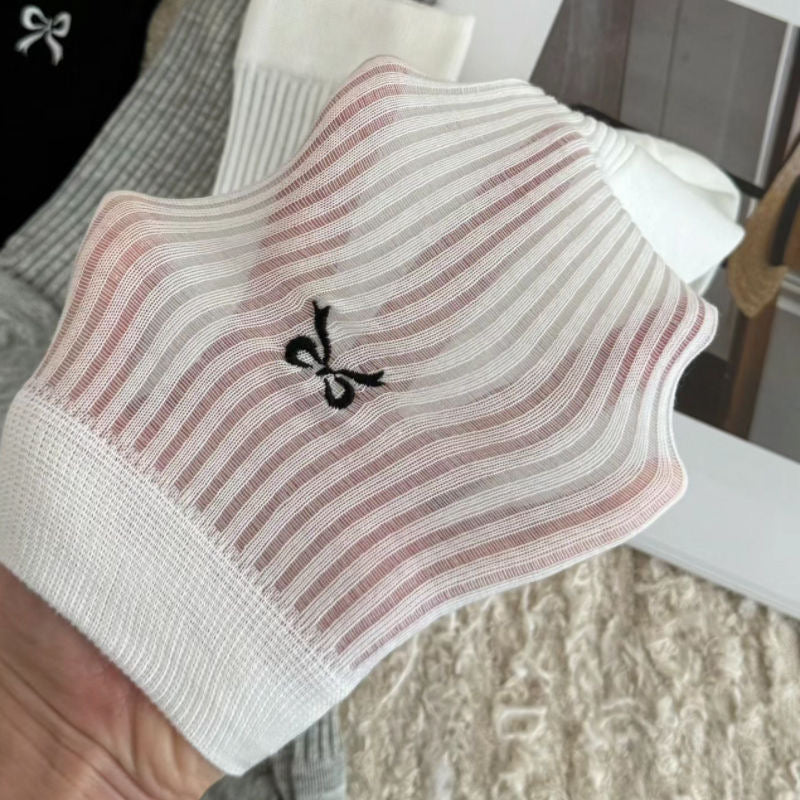 Issey Ribbon Summer long socks