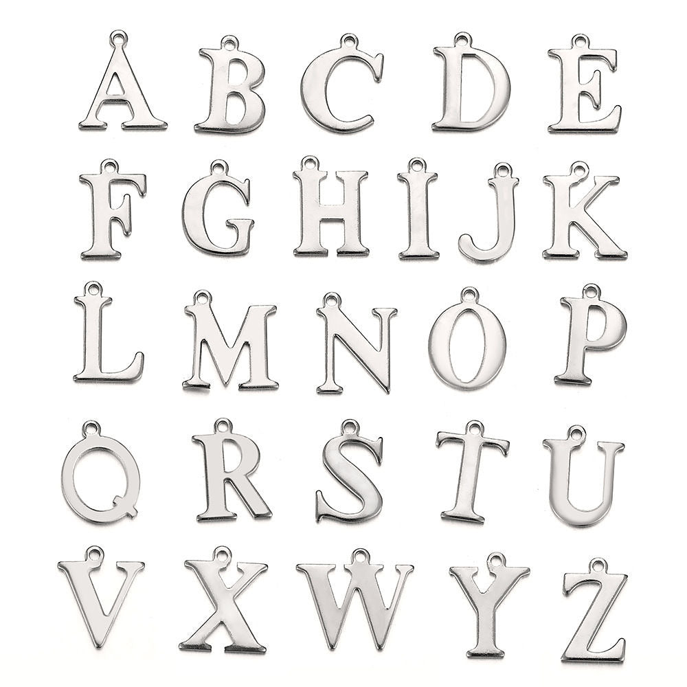 Zoe Personalised initial & Birthstone Charms Necklace