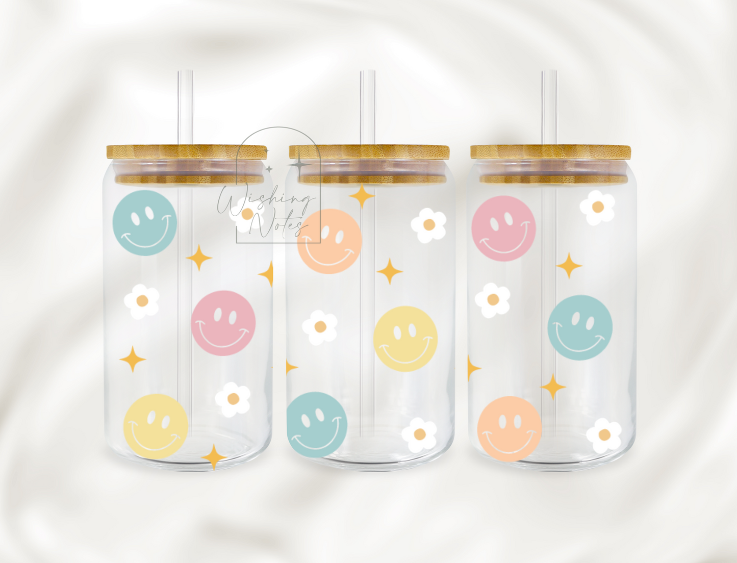 Smiley Glass cup