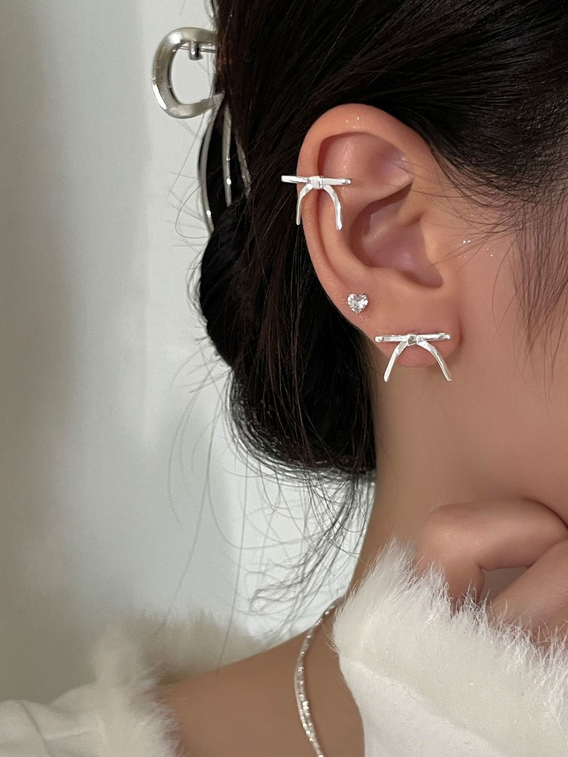 Bow Ear Clip/ cuff