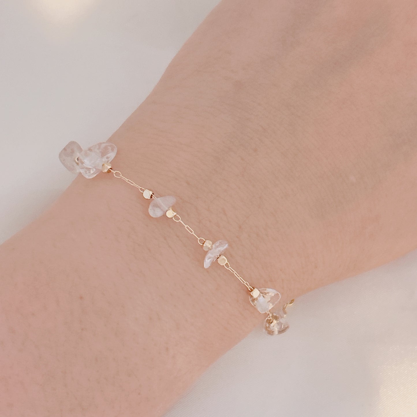 Melissa Clear Quartz Bracelet