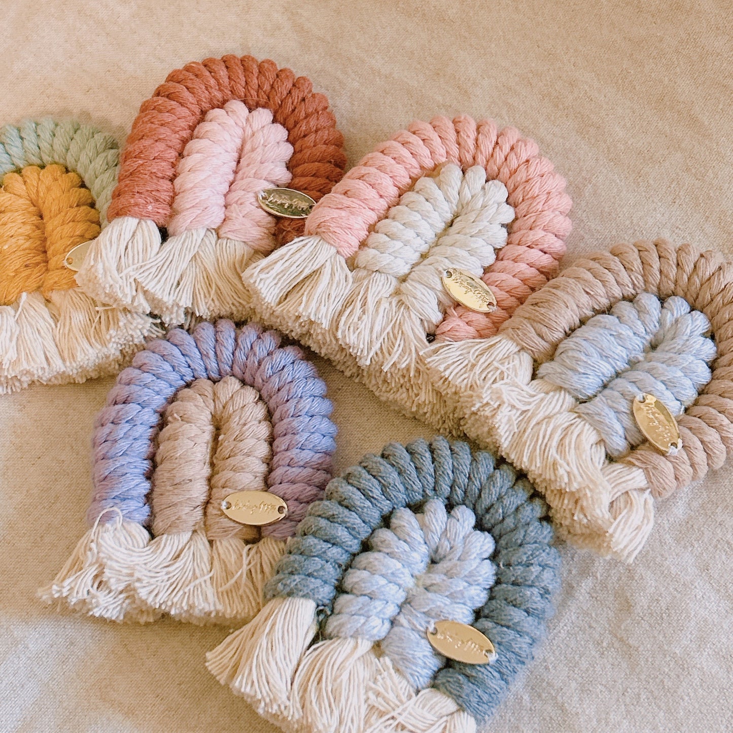 Beige Rainbow Car Vent Air Diffuser