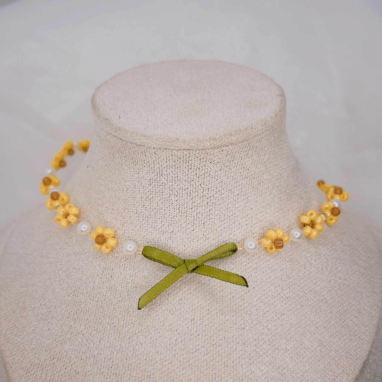 Sunflower Choker floral Necklace