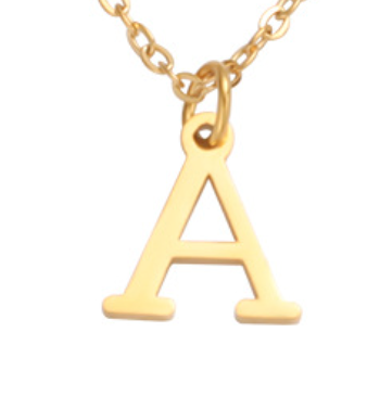Initial Charms Silver Necklace | Waterproof Non Tarnish