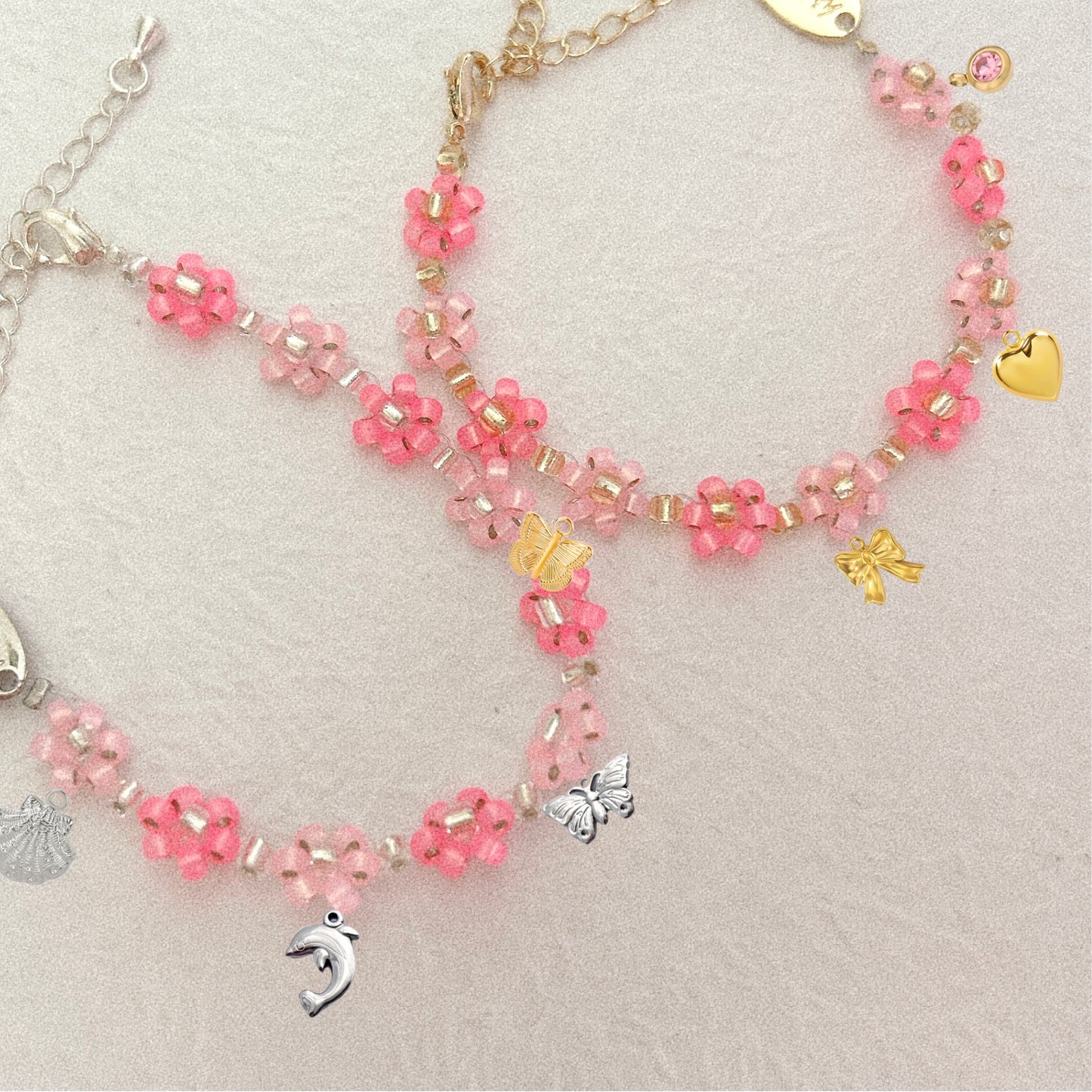 Tilly DYO Charms Floral Bracelet