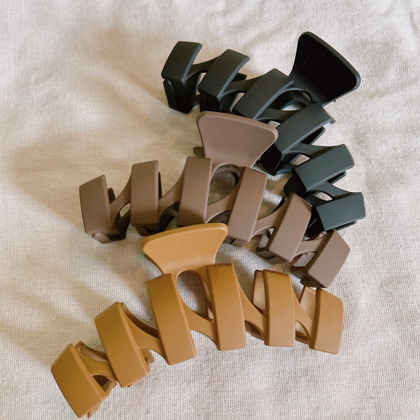 Jumbo Dark Brown Braided Hair Clip