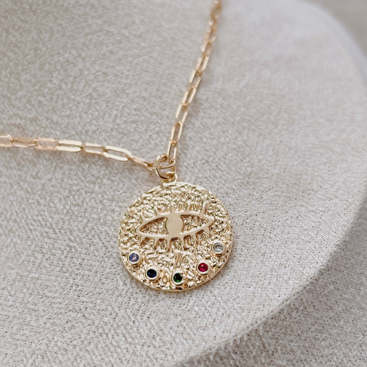 Chelsea Evil Eyes Necklace