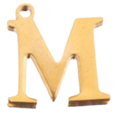 Alphabet – Classic M Gold