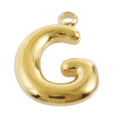 Alphabet – Bubble G Gold