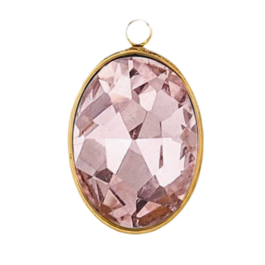 Oval Gem Pink