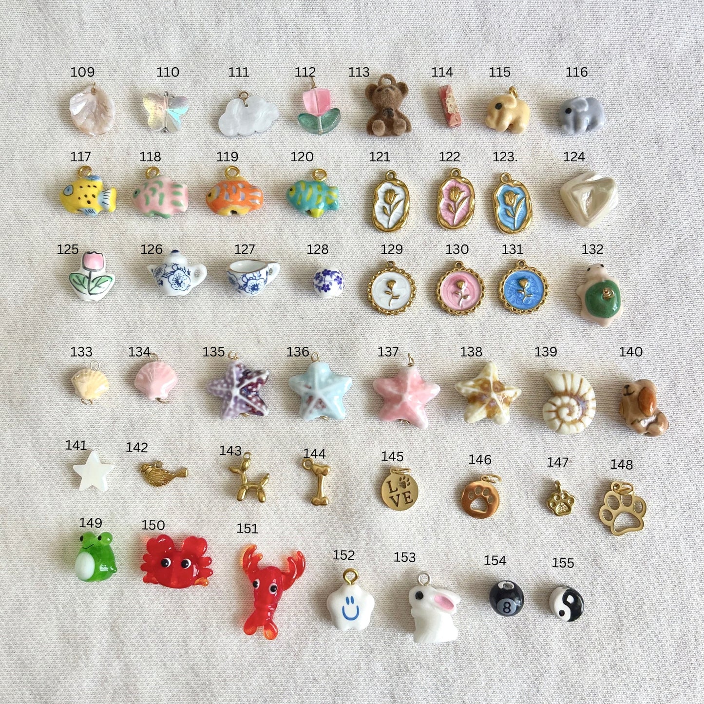 Abby Design your own Charms Necklaces (Large PaperClip)