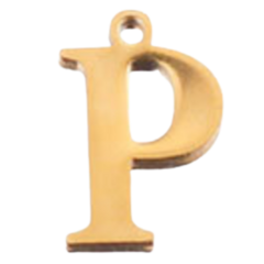 Alphabet – Classic P Gold