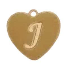 Alphabet – Heart J Gold