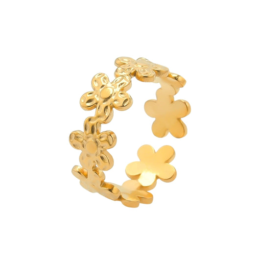 Stella Floral adjustable Ring