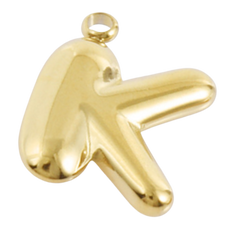 Alphabet – Bubble K Gold