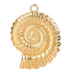 Large Seashell Gold