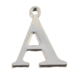 Alphabet – Classic A Silver
