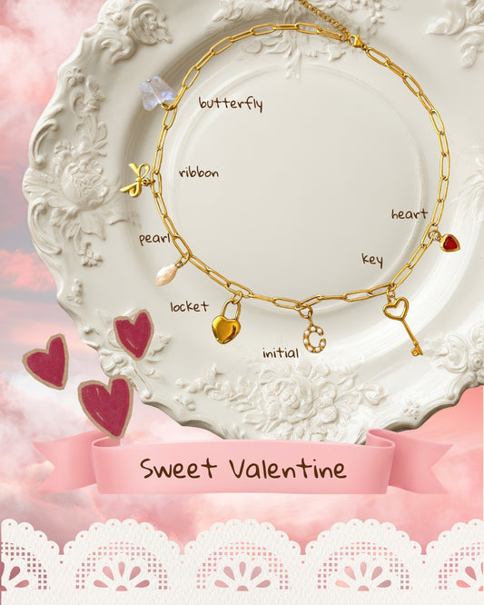 Sweet Valentine Pre-charm Design Your Own Charms Necklaces