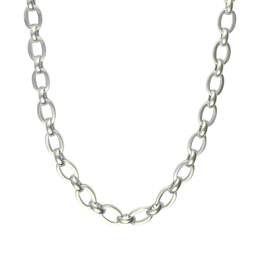 Maie Chain Silver (38+5cm)
