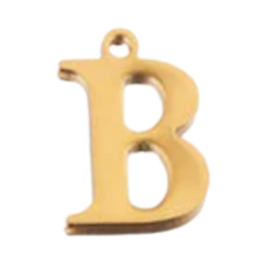 Alphabet – Classic B Gold