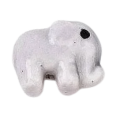 Elephant Ceramic Silver