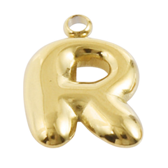Alphabet – Bubble R Gold