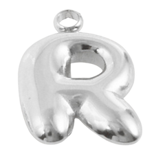 Alphabet – Bubble R Silver