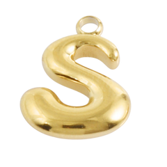 Alphabet – Bubble S Gold