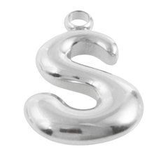 Alphabet – Bubble S Silver