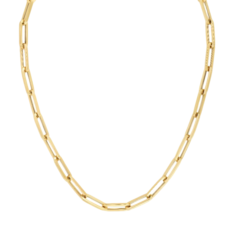 Abby Paperclip Chain Necklace
