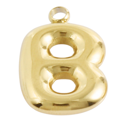 Alphabet – Bubble B Gold