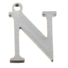 Alphabet – Classic N Silver