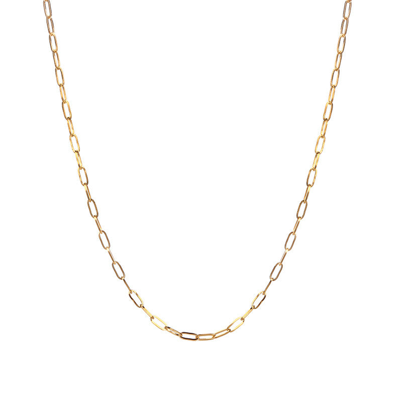 Abby Paperclip Chain Necklace Personalised