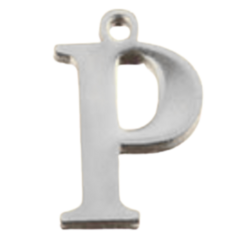 Alphabet – Classic P Silver