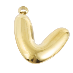 Alphabet – Bubble V Gold