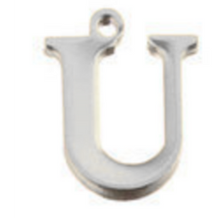Alphabet – Classic U Silver