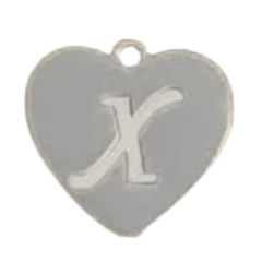 Alphabet – Heart X Silver
