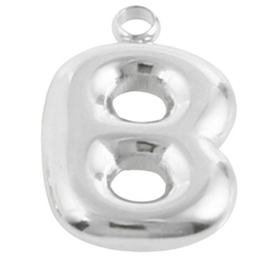 Alphabet – Bubble B Silver