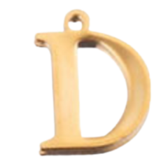 Alphabet – Classic D Gold