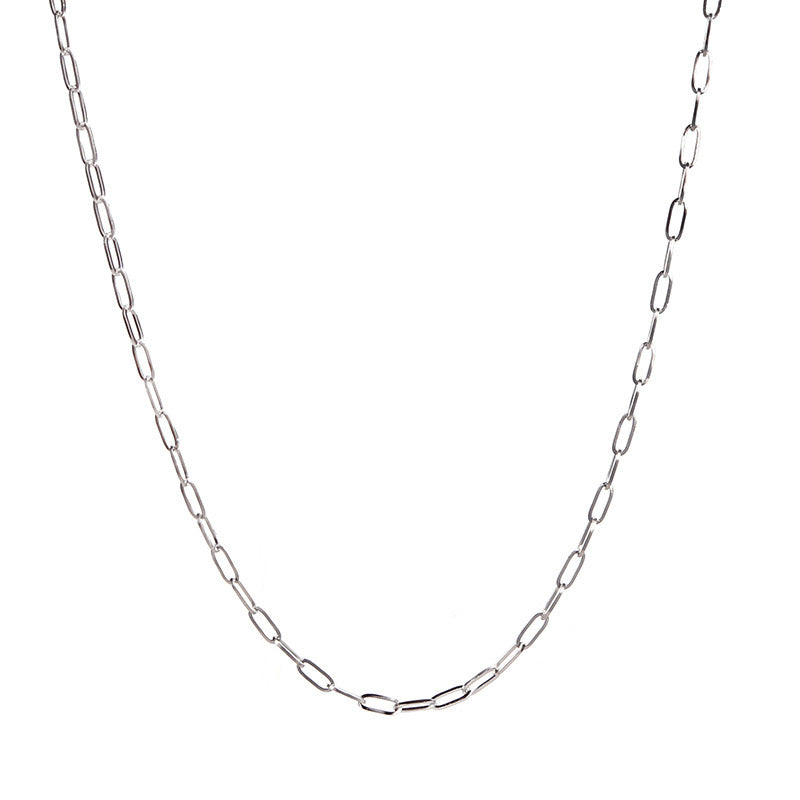 Abby Paperclip Chain Necklace Personalised