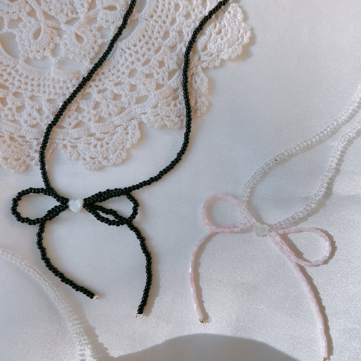 Beth Bow Ribbon Necklace