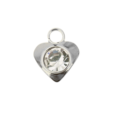 Mini Heart Silver