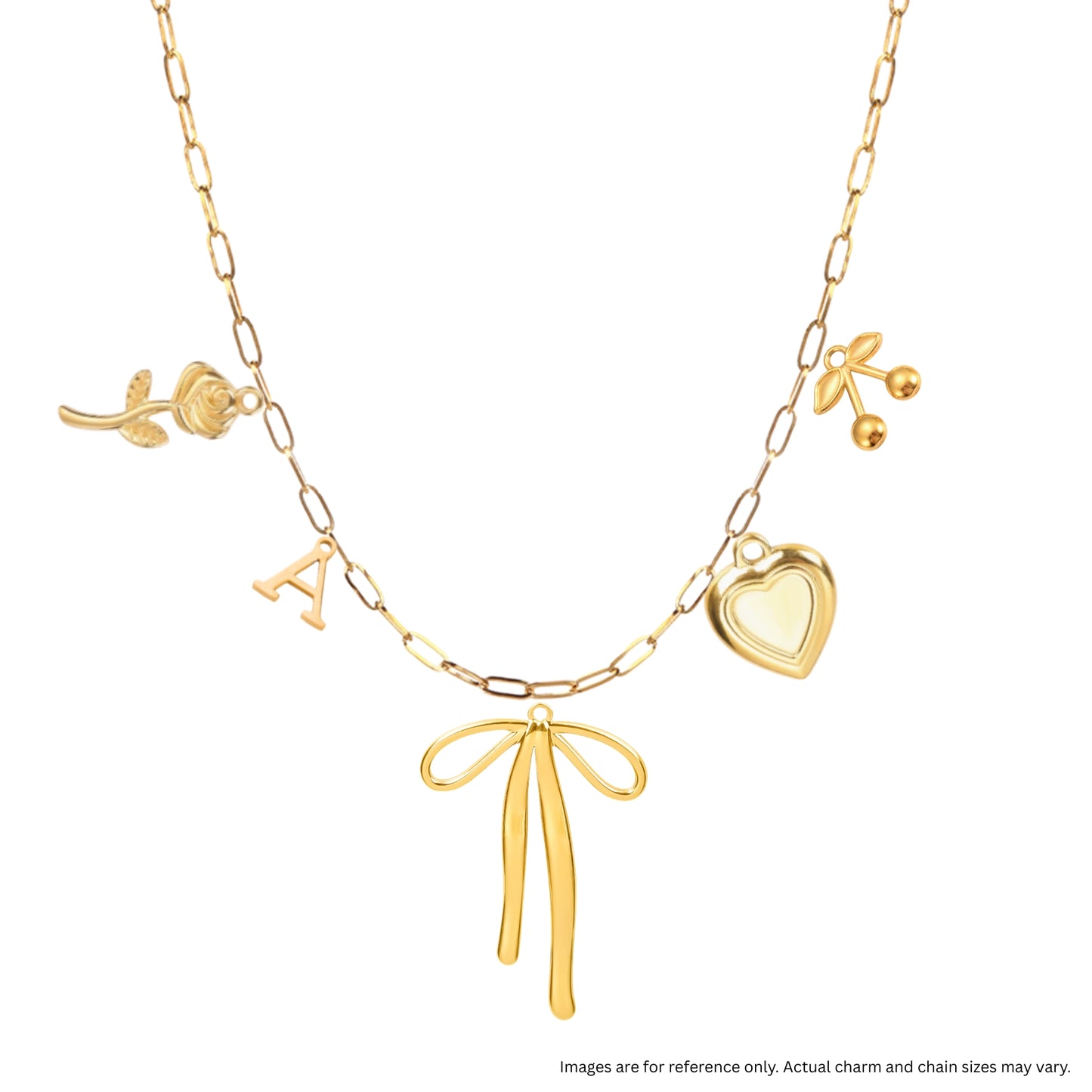 Coquette Girl Pre-charm Design Your Own Charms Necklaces