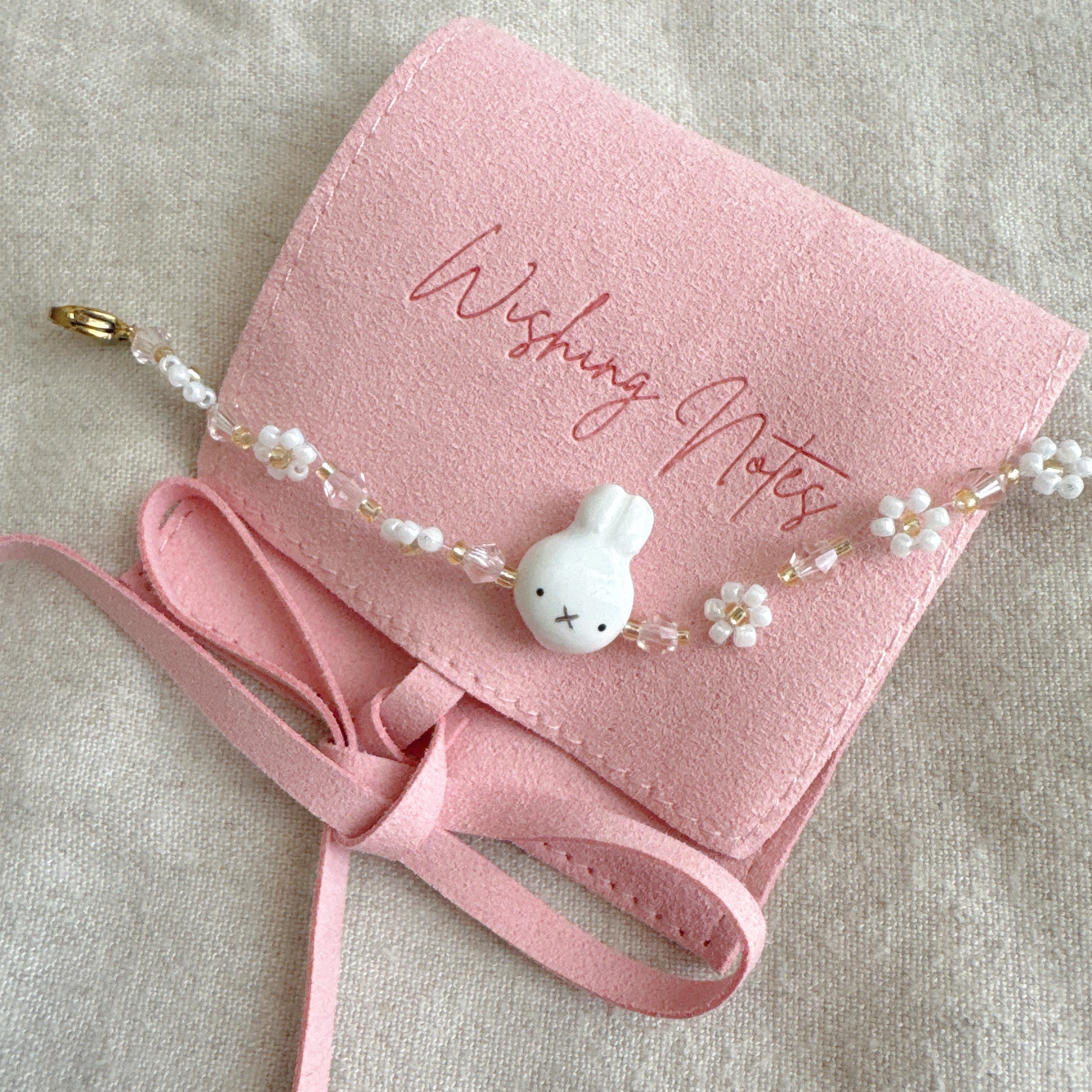 Miffy Floral Beaded Bracelet – Wishing Notes Store
